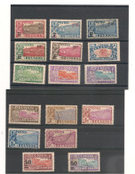 RÉUNION 1924/33 N°103/118 Et 123/124* Et Oblitérés Cote : 28,00 € - Unused Stamps