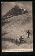 AK Chamonix, Glacier Des Bossons Et Aiguille Du Midi, Bergsteigen  - Mountaineering, Alpinism