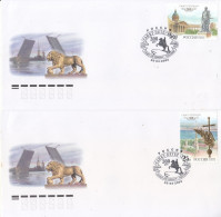 Russia 2002 300th Anniversary Of St.Petersburg Stamps FDC - FDC