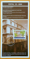 Brochure Brazil Edital 2008 25 General Administration Of Postal Service Postal Service Without Stamp - Storia Postale