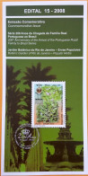 Brochure Brazil Edital 2008 15 Fauna Flora Botanical Garden Without Stamp - Briefe U. Dokumente