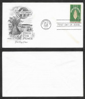 SD)1963 USA FIRST DAY COVER, WORLD CAMPAIGN AGAINST HUNGER, FOOD FOR PEACE, XF - Autres & Non Classés