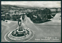 L'Aquila Città Fontana Monumentale Foto FG Cartolina MZ4971 - L'Aquila