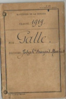 LIVRET MILITAIRE 1919 GALLE  JALLE GRENOBLE  Né à JALLIEU Isère   WW1 MILITARIA - Historical Documents