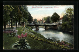 AK Quedlinburg, Am Ufer Neben Der Stumpfsburger Brücke  - Quedlinburg