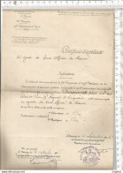 CERTIFICAT D'APTITUDE 1906 // NANCY INFANTERIE 79 Em Régiment SOUS OFFICIER DE RESERVE WAR MILITARIA - Documenti Storici