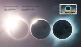 2024 Canada Niagara Falls Solar Eclipse FDC - See Second Image For Verso - 2011-...