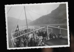 SCOUTISME - PHOTOGRAPHIE ORIGINALE ANCIENNE, SCOUTS EN BATEAU ( ARDENNES BELGES ) VOIR LE SCANNER - Movimiento Scout