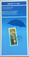 Brochure Brazil Edital 2011 11 Raising Awareness Of Violence Against Elderly Persons Without Stamp - Covers & Documents