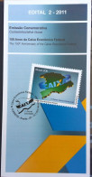 Brochure Brazil Edital 2011 02 Bank Caixa Econômica Federal Without Stamp - Brieven En Documenten