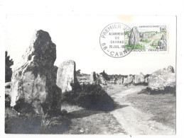 CARTE 1er JOUR - Alignements De CARNAC - TOUL 6 - - 1960-1969