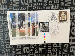 16-4-2024 (4 X 22) Australia ANZAC 2024 - New Stamp Issued 16-4-2024 (on 1991 Over-printed Cover) - FDC