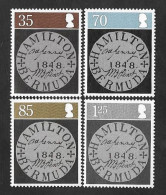 SD)2008 BERMUDA COMPLETE SERIES 160° ANNIVERSARY OF THE ISSUE OF THE "PEROT" STAMPS, 4 MNH STAMPS - Bermudes