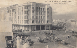 Maroc 1916: Post Card Casablanca, Place De France, To St. Denis - Marokko (1956-...)