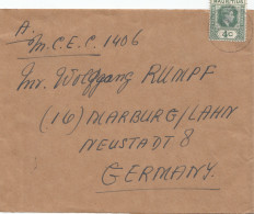 Mauritius: Letter To Marburg - Maurice (1968-...)