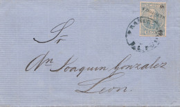 Mexico 1869: Cover To Leon - Mexique