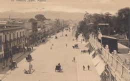 Mexico 1908: Post Card Mexico City Avenida Juarez To Johanngeorgenstadt - Mexico