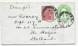 Cover 1921 To Den Haag, Netherlands - Autres & Non Classés