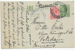 Post Card 1919, Zesnur Nach Potsdam - Other & Unclassified