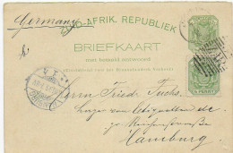 Post Card 1895 To Hamburg - Other & Unclassified