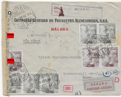 Brief Malaga 1944 Nach Schwäbisch Hall, Zensur OKW - Autres & Non Classés