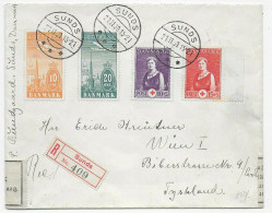 Einschreiben Sunds Nach Wien, 1939: Zollamtlich Geöffnet - Other & Unclassified