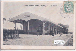 MAILLY-LE-CAMP- LA GARE- PLAN RARE - Mailly-le-Camp