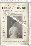 Vintage Old Newspaper Nude Girl // Revue Musée Du Nu 1904 // 20 Pages Corps Feminin SEXY NUDE - Programme