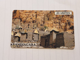 MALI-(MAL-O-26)-bandiagara -black-(32)-(20units)-(002833032)-(tirage-100.000)+1card Prepiad - Mali