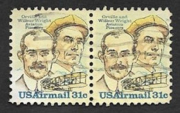 SD)1979 USA AVIATION SERIES, FLYING AIRPLANE AND WRIGHT BROTHERS, USED B/2 - Autres & Non Classés