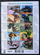 HOLANDA IVERT 3005/14 BLOQUE NUEVOS ** FAUNA 100 AÑOS ZOO DE ARNHEM - Unused Stamps