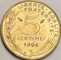 France - 5 Centimes 1994, KM# 933 (#4209) - 5 Centimes