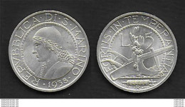 1938 San Marino Lire 5 In Argento FDC - Altri – Europa