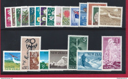 1960-66 NEW ZEALAND  - Ordinaria Vedute, Fiori E Animali , Yv. N° 384/401 23 Va - Andere & Zonder Classificatie