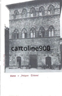 Toscana-siena Palazzo Tolomei Differente Veduta Animata Primi 900 (f.piccolo) - Siena