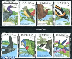 Dominica 1990 Birds 8v, Mint NH, Nature - Birds - Hummingbirds - Dominikanische Rep.