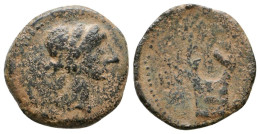 OBULCO. Semis. 220-20 A.C. Porcuna (Jaén). A/ Cabeza Masculina A Derecha. R/ Li - Other & Unclassified