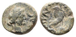 MASSALIA. Ae, Pequeño Bronce. 49 A.C. Marsella (Francia). A/ Cabeza Laureada De - Andere & Zonder Classificatie