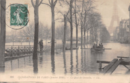 75-PARIS INONDE 1910 LE QUAI DE GRENELLE-N°T5046-A/0297 - Paris Flood, 1910