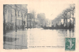 75-PARIS INONDE 1910 AVENUE FELIX FAURE-N°T5046-A/0277 - Paris Flood, 1910