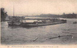 75-PARIS INONDE 1910 PONT DE L ESTACADE-N°T5046-A/0273 - Paris Flood, 1910