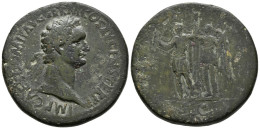 DOMICIANO. Sestercio. 81-96 D.C. Roma. A/ Busto Laureado A Derecha.  IMP CAES D - La Dinastia Flavia (69 / 96)