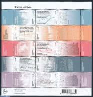 Netherlands 2015 Writing Letters 10v M/s, Mint NH, Art - Authors - Handwriting And Autographs - Rembrandt - Self Portr.. - Unused Stamps