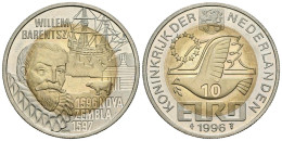 HOLANDA. 10 Euro. 1996. WILLEM BARENTSZ. CuNi, La. 10,40g. SC. - Andere & Zonder Classificatie