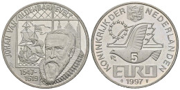 HOLANDA. 5 Euro. 1997. JOHAN VAN OLDENBARNEVELT. CuNi. 15,54g. SC. - Otros & Sin Clasificación