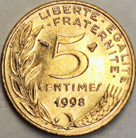 France - 5 Centimes 1998, KM# 933 (#4211) - 5 Centimes