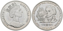 GIBRALTAR. 2.8 Ecu. 1995. 190º ANIVERSARIO DE LA MUERTE DEL ADMIRAL NELSON. CuN - Autres & Non Classés