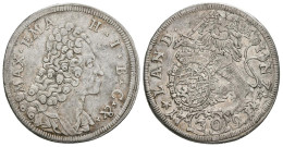 ALEMANIA. 30 Kreuzer (Ar.7,35g/28,8mm). 1721. Maximiliam II, Emanuel. (KM#391). - Otros & Sin Clasificación