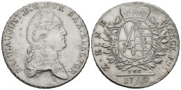 ALEMANIA. Thaler. (Ar. 28,01g/40mm). 1790. Sajonia. (Km#992.2). Federico August - Otros & Sin Clasificación