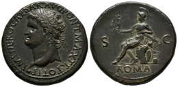 NERON. Sestercio. (Ae. 25,62g/34mm). 66 D.C. Lugdunum. (RIC 517). EBC. Ligerame - The Julio-Claudians (27 BC To 69 AD)